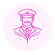 icono Expert Captains & Guaranteed Safety