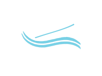 Logotipo de Fuerteventura By Boat en azul. Fuerteventura By Boat logo in blue